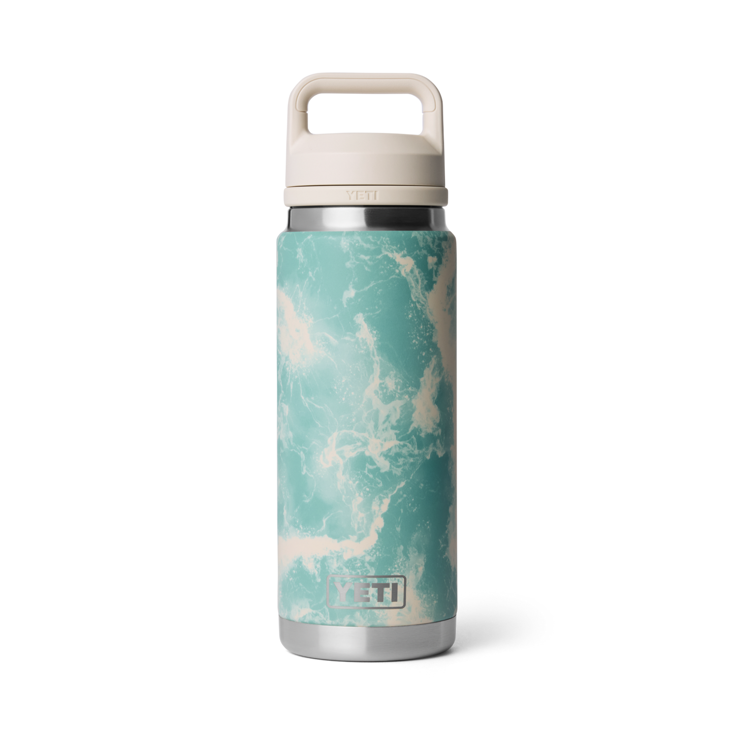 Yeti Rambler 18oz Bottle with Colour-Matched Straw Cap - Sea View