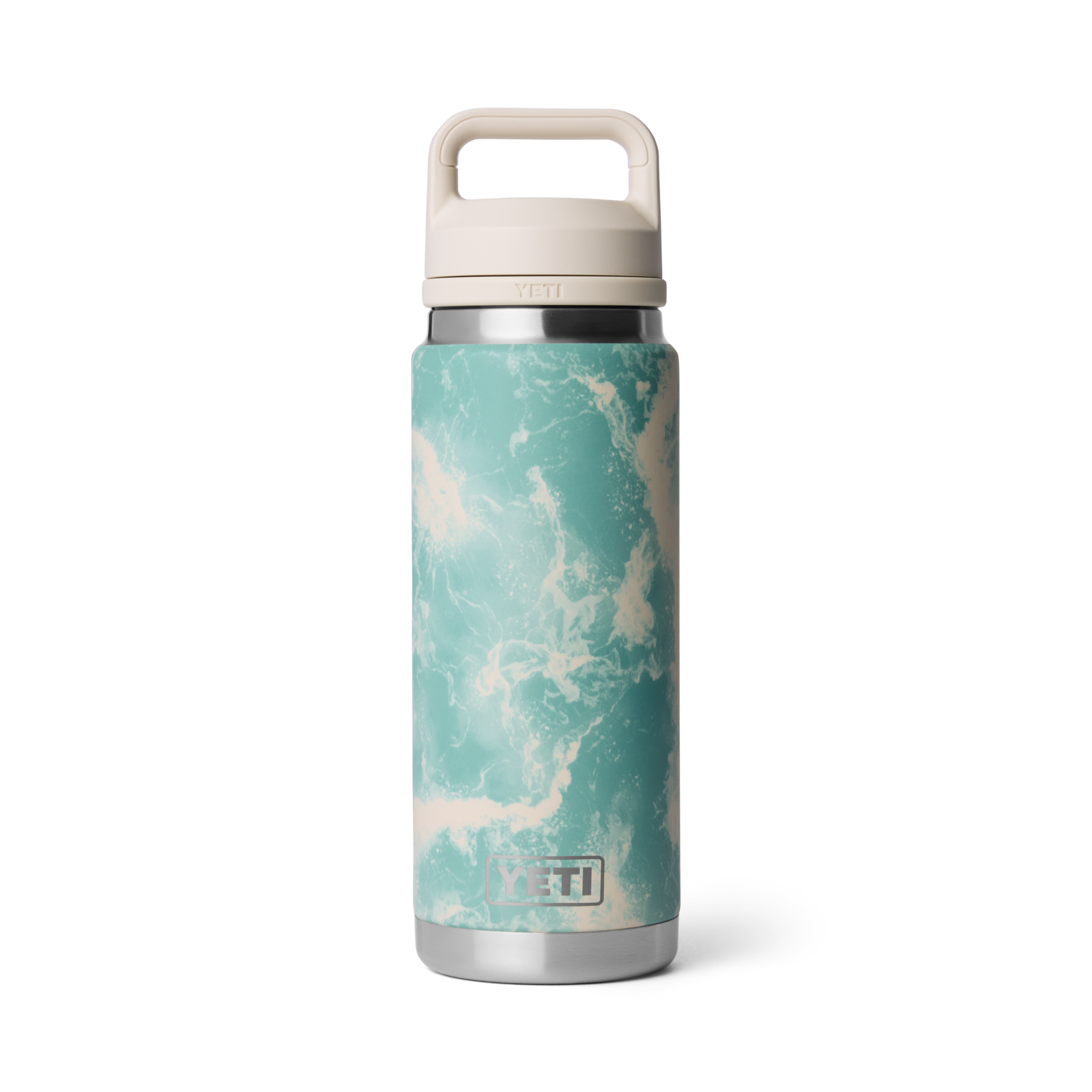 Yeti Rambler 18oz Bottle with Colour-Matched Straw Cap - Sea View