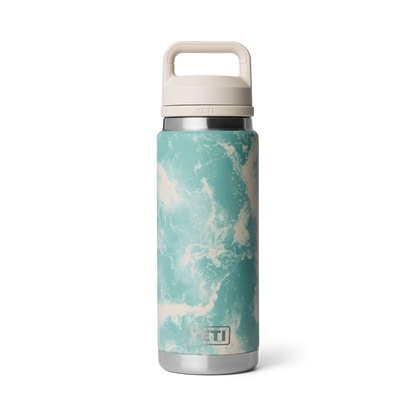 Yeti Rambler 18oz Bottle with Colour-Matched Straw Cap - Sea View
