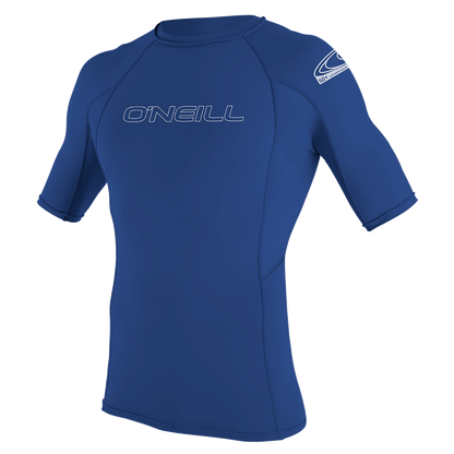O'Neill Basic Skins Short Sleeve Rash Guard (Medium) SAMPLE  - Pacific