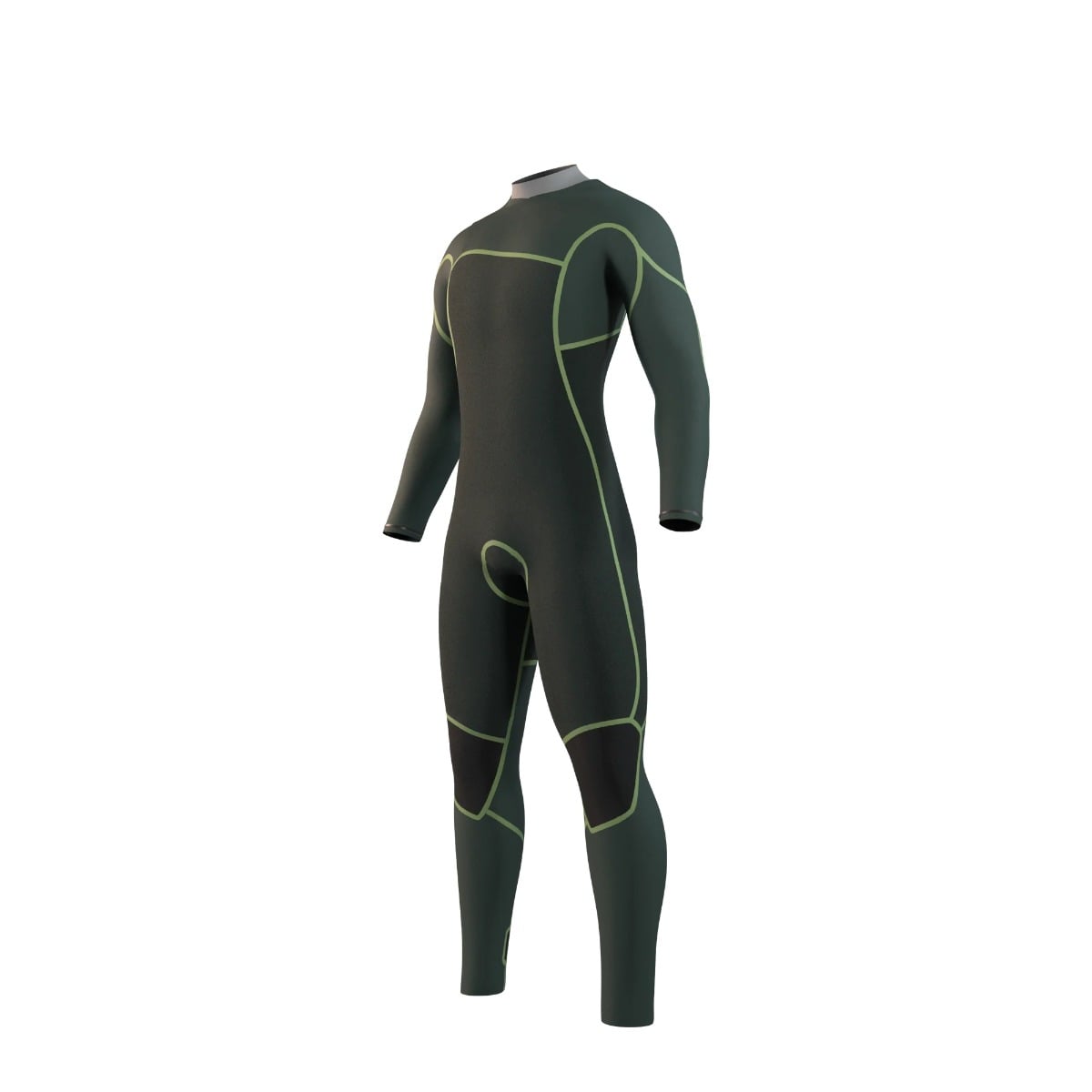 Mystic Evolve Mens 4/3mm Chest Zip Wetsuit 2025 - Black