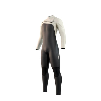Mystic Motion Mens 3/2mm Chest Zip Summer Wetsuit in Black Sand