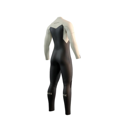 Mystic Motion Mens 5/3mm Chest Zip Winter Wetsuit 2025 - Black Sand