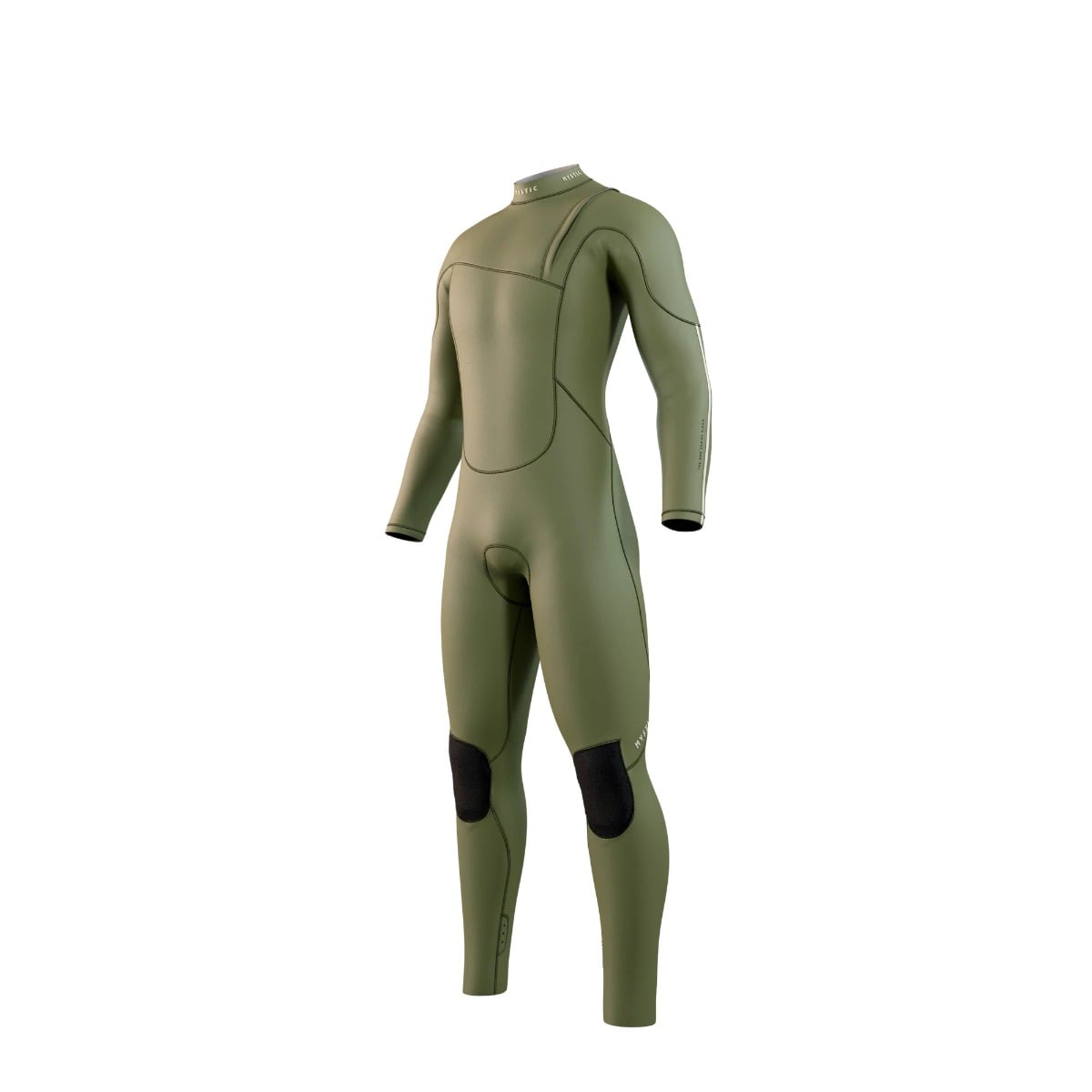 Mystic The One 3/2mm Zipfree Mens Summer Wetsuit in Moss Green