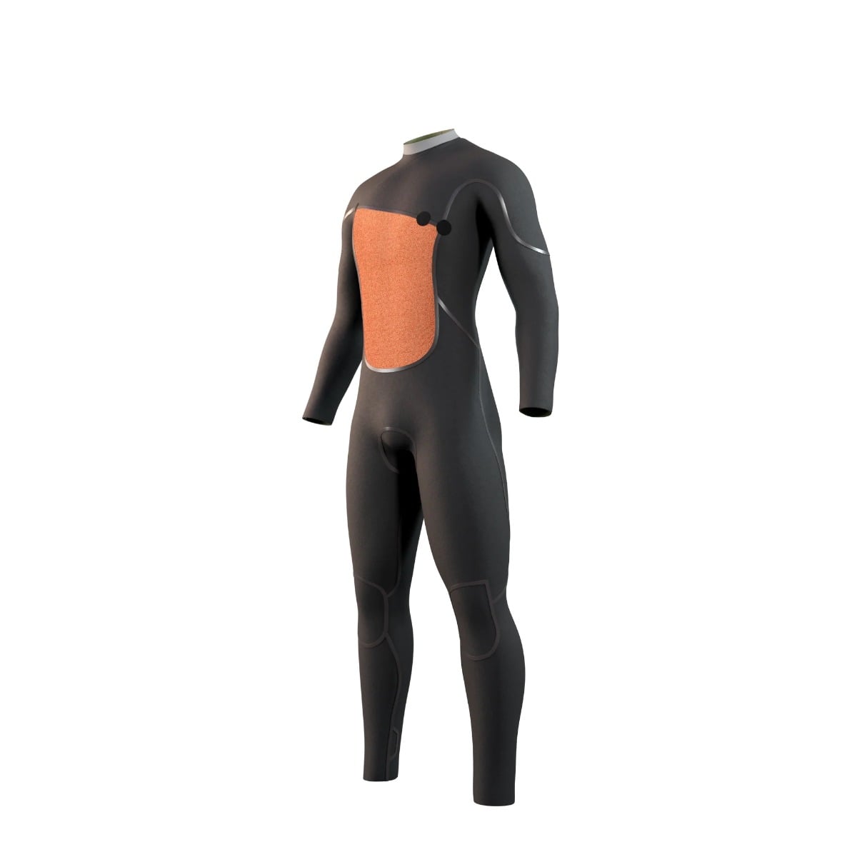Mystic The One 3/2mm Zipfree Mens Summer Wetsuit 2025 - Moss
