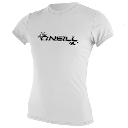 O'Neill Basic Skins Women's Sun Tee Shirt - White