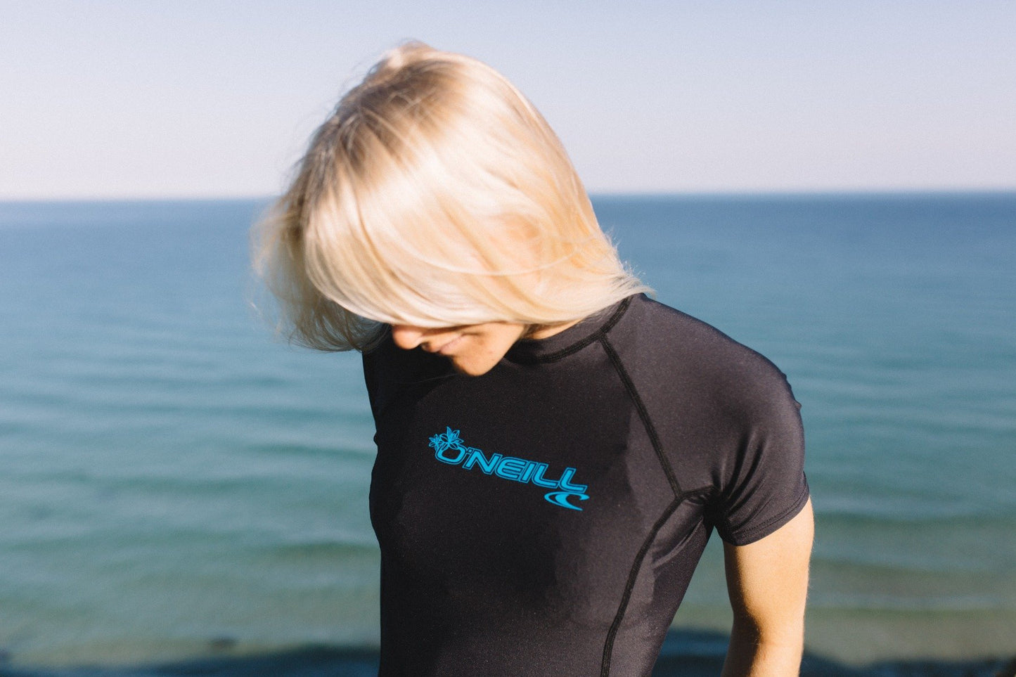 O'Neill Women's Basic Skins Rash Guard - Black