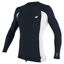 O'Neill Premium Skins Mens Long Sleeve Rash Guard - Slate / White