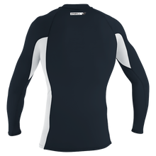 O'Neill Premium Skins Men's Long Sleeve Rash Guard - Slate / White