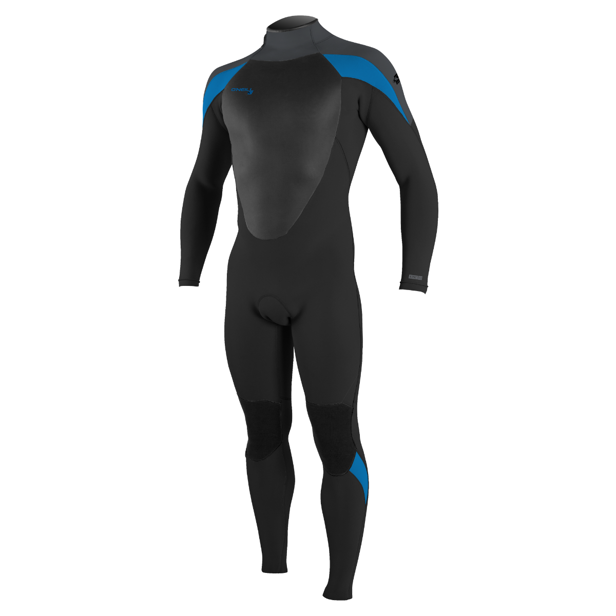 O'Neill Epic 3/2mm Mens Back Zip Summer Wetsuit - Black / Graphite / Baliblu