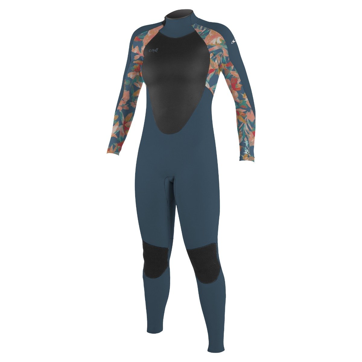 O'Neill Womens Epic 3/2mm Back Zip Summer Wetsuit in Copenblu/Painted Tropics