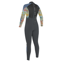 O'Neill Epic 3/2mm Girls Back Zip Summer Wetsuit 2024 - Graphite/Dahlia/Infinity