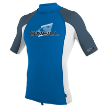 O'Neill Premium Skins Youth Turtleneck Rash Guard - Ocean/White/Copen Blue