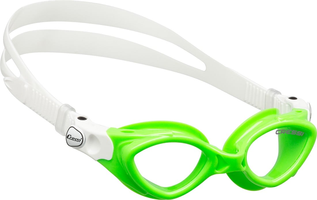 Cressi King Crab Kids Goggles - Lime