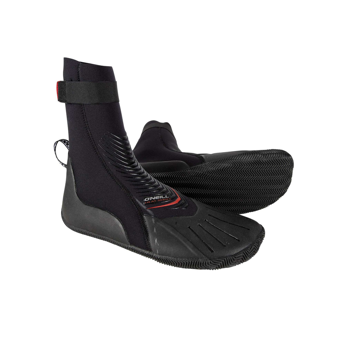 O'Neill Heat 3mm Round Toe Wetsuit Boots SAMPLE - Black