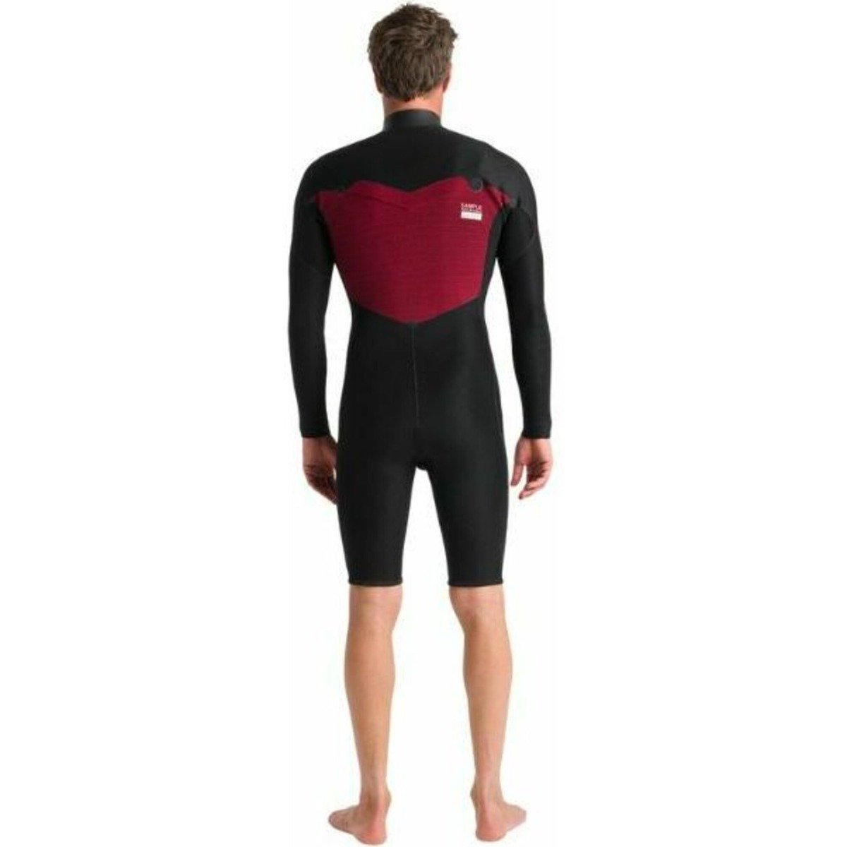 C Skins Session 3/2mm Long Sleeve Chest Zip Shorty Wetsuit 2025 - Black