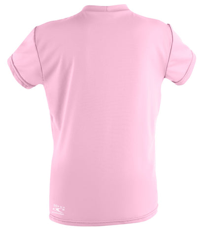 O'Neill Girls Toddlers Skins S/S Rash Tee - Pink