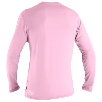O'Neill Toddlers Skins Long Sleeve Girls Rash Tee - Pink