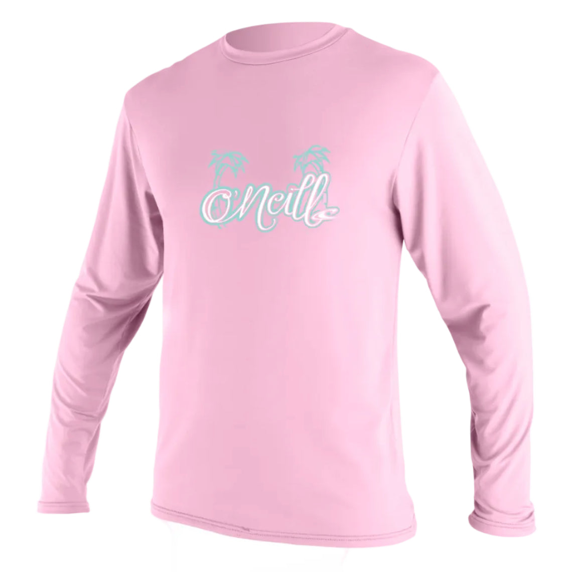 O'Neill Toddlers Skins Long Sleeve Girls Rash Tee - Pink