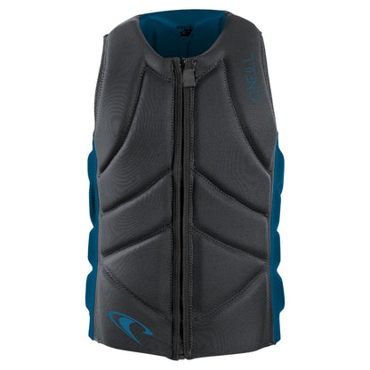 O'Neill Slasher Comp Impact Vest in Graphite / Ultra Blue