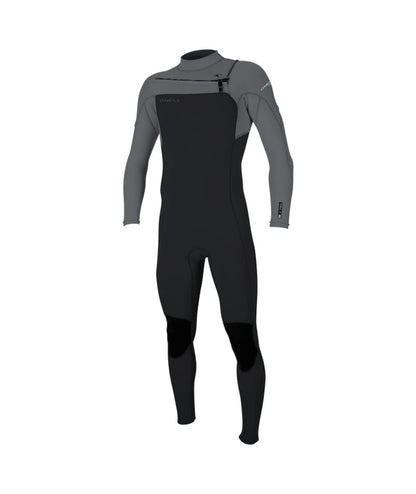 O'Neill Hammer 3/2mm Chest Zip Wetsuit (Medium) SAMPLE in Tempered Steel/Smoke/Smoke