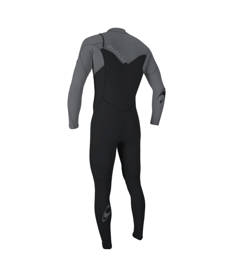 O'Neill Hammer 3/2mm Chest Zip Summer Wetsuit 2026 - Tempered Steel / Smoke