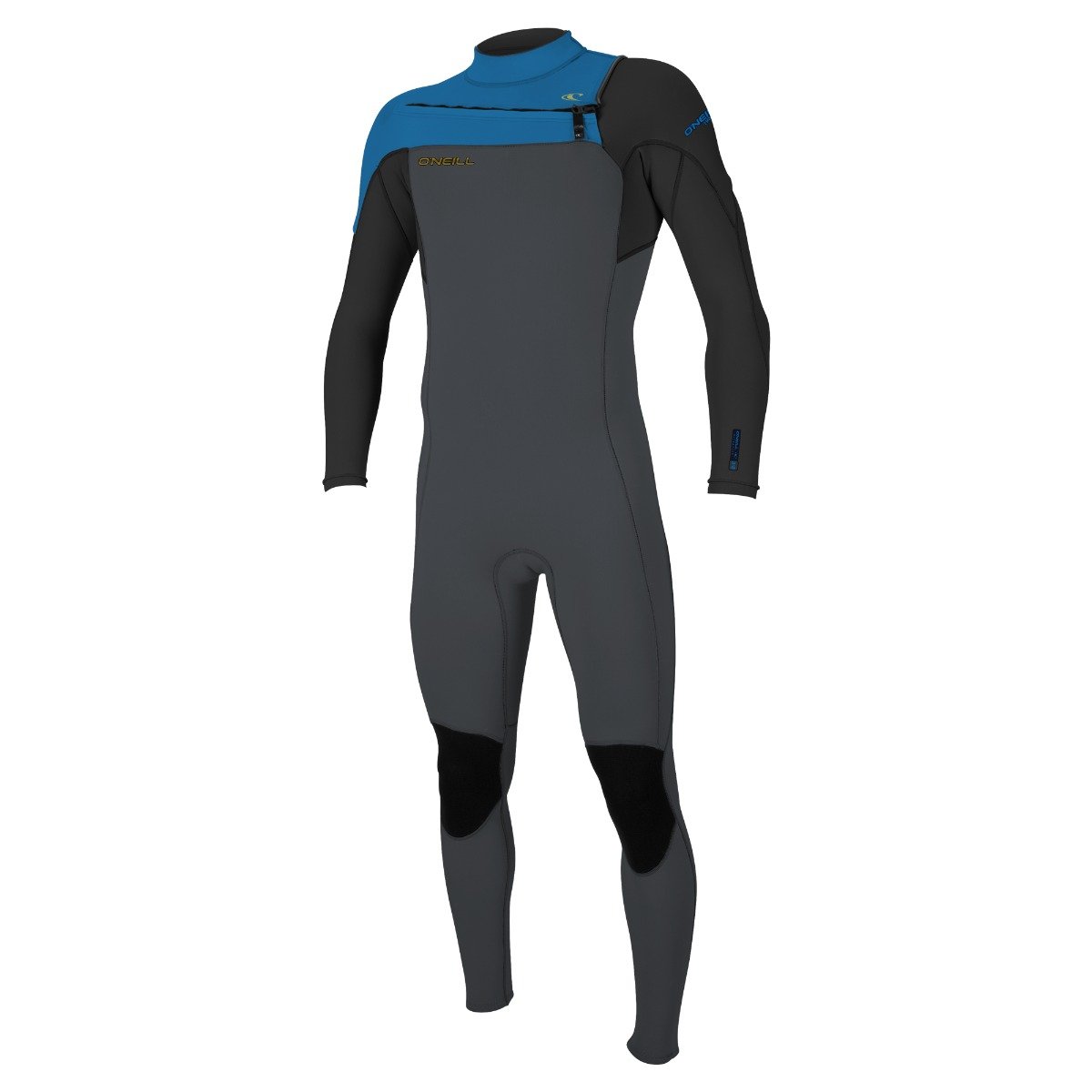 O'Neill Hammer 2mm Chest Zip Shorty Wetsuit in Graphite / Black / Ocean