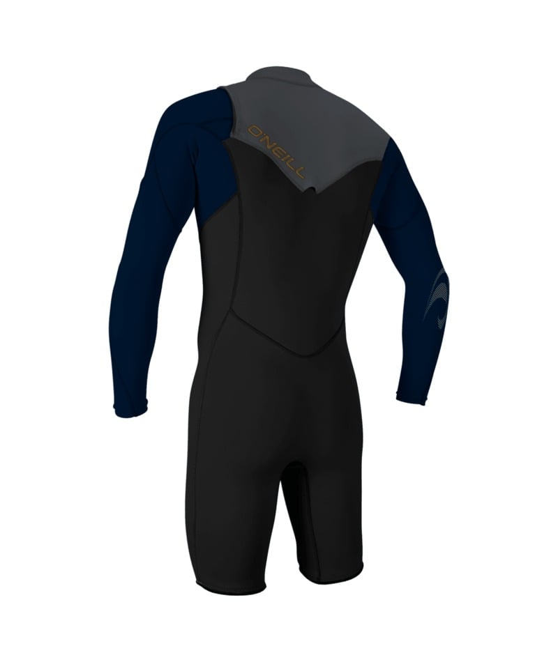 O'Neill Hammer 2mm Chest Zip LS Shorty 2026 - Black / Abyss / Graphite