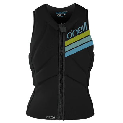 O'Neill Womens Slasher Wind Vest (UK 10) SAMPLE  - Black/Black/Black