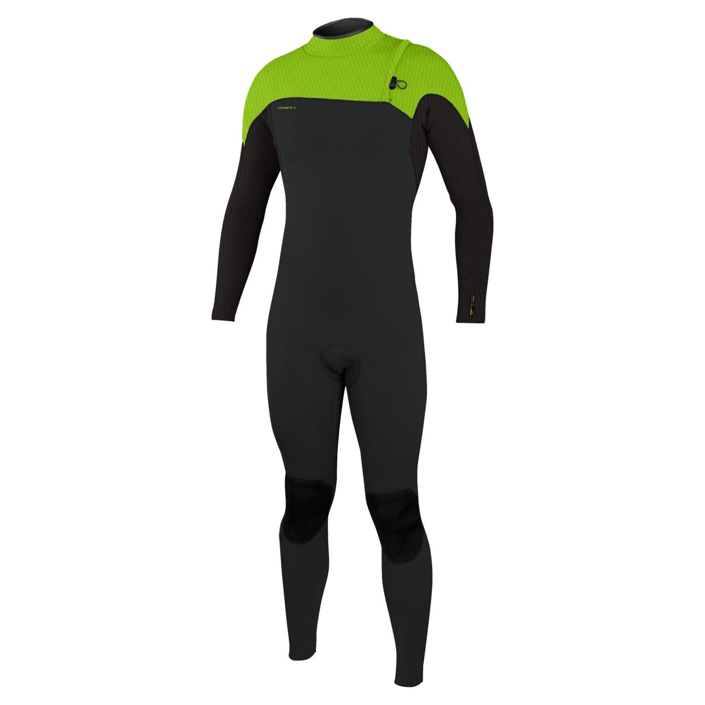 O'Neill Hyperfreak Comp 4/3mm Zipless Wetsuit 2026 - Tempered Steel / Dayglo