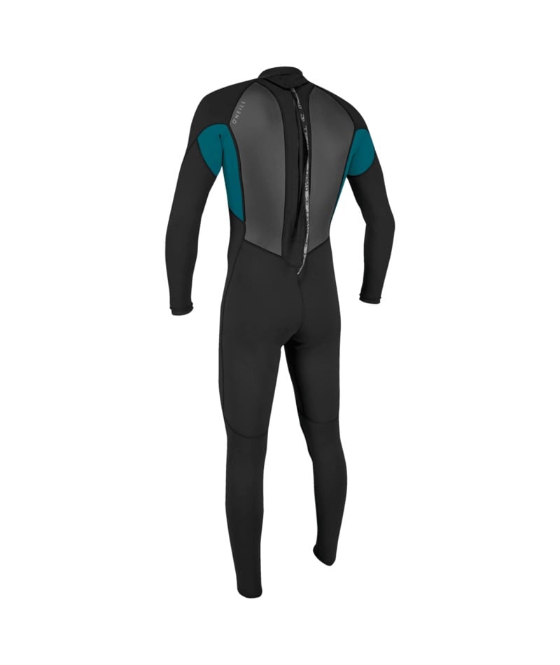 O'Neill Reactor-2 3/2mm Back Zip Wetsuit (Medium) SAMPLE  - Black/Tidepool
