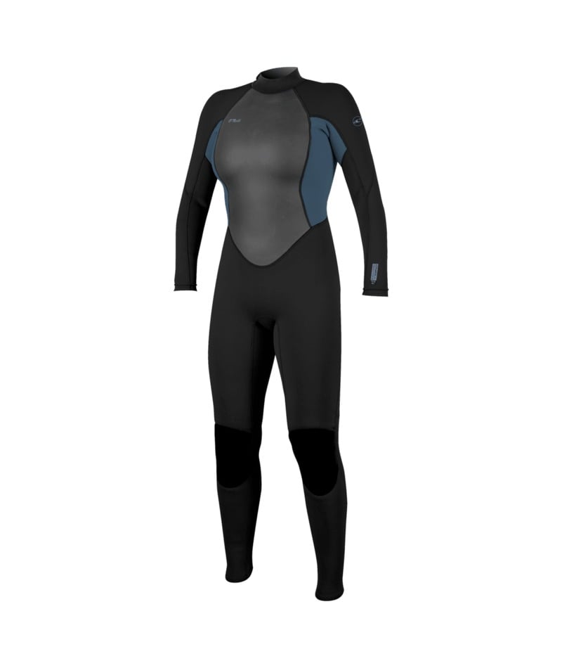 O'Neill Womens Reactor-2 3/2mm Back Zip Wetsuit (UK 10) SAMPLE in Black/Copen Blue