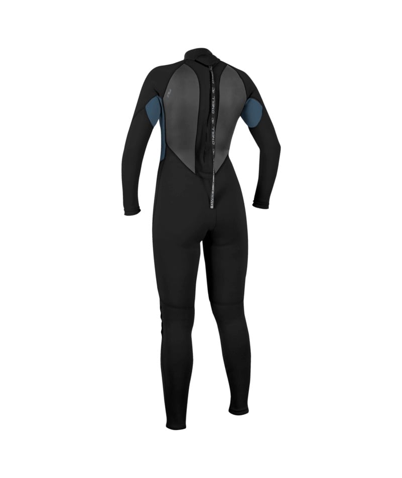 O'Neill Womens Reactor-2 3/2mm Back Zip Wetsuit (UK 10) SAMPLE - Black/Copen Blue