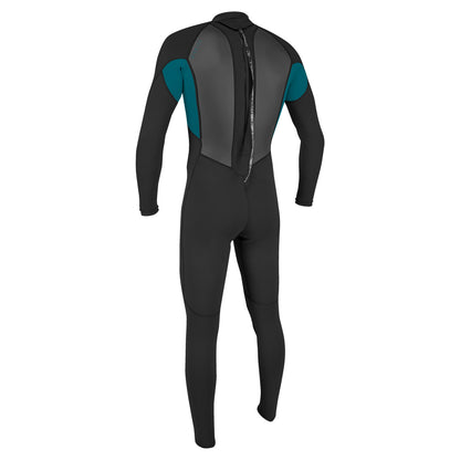 O'Neill Youth Reactor-2 3/2mm Back Zip Summer Wetsuit 2026 - Black / Tide Pool