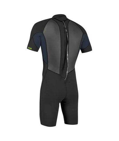O'Neill Youth Reactor-2 2mm Back Zip Shorty 2026 - Black / Light Aqua
