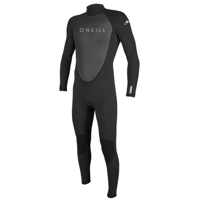 O'Neill Reactor II 5/3mm Mens Back Zip Winter Wetsuit - Black - Front