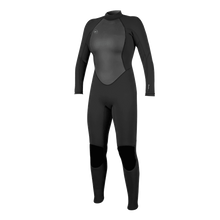 O'Neill Reactor II 5/3mm Womens Back Zip Winter Wetsuit - Black - Front