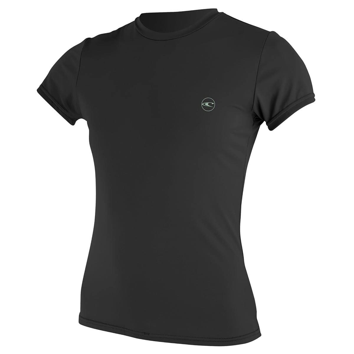 O'Neill Womens Basic UPF 30+ S/S Sun Shirt in Black - SAMPLE - Small