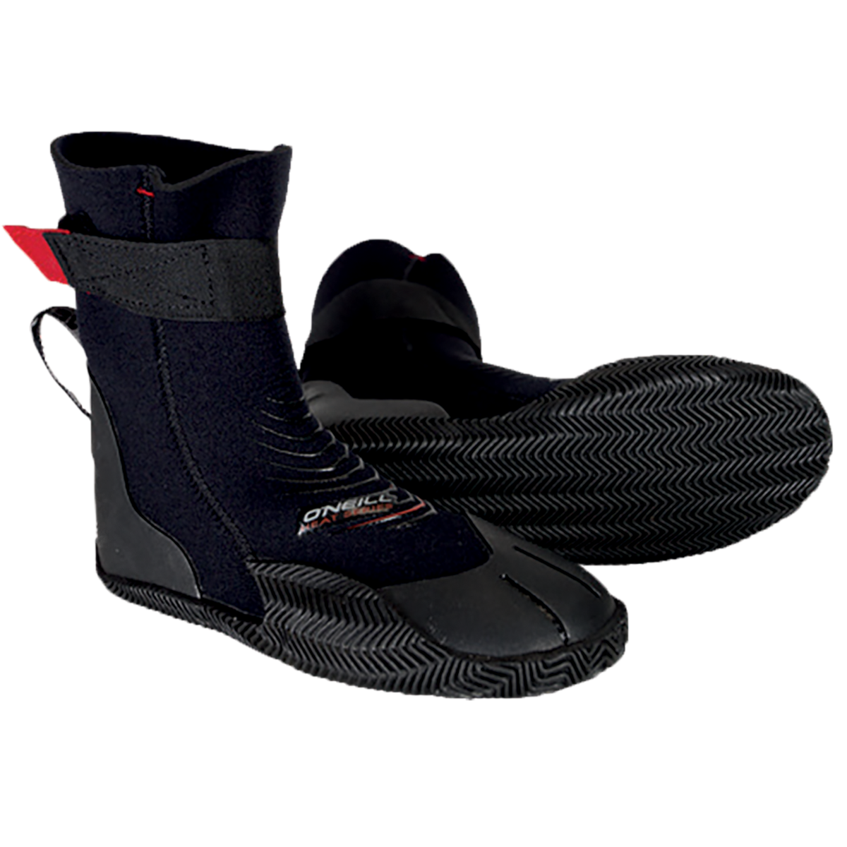 O'Neill Youth Heat 5mm Round Toe Zip Booties - Black - SAMPLE - Medium