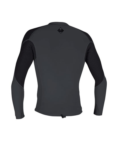 O'Neill Hyperfreak 1.5mm L/S Top (Medium) SAMPLE - Tempered Steel/Graphite