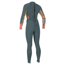 O'Neill Bahia 3/2mm Women's Back Zip Summer Wetsuit 2024 - Shade/Arta Geo/ Burnt Coral