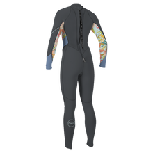O'Neill Bahia 3/2mm Women's Back Zip Summer Wetsuit 2024 - Graphite/Dahlia/Infinity