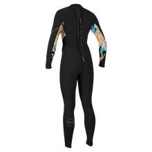 O'Neill Bahia 3/2mm Women's Back Zip Wetsuit 2025 - Black / Mikah Floral
