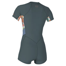 O'Neill Bahia 2/1mm Women's Front Zip Shortie Wetsuit 2025 - Shade/Dalia/Infinity
