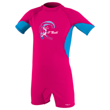 O'Neill Girls O'Zone Toddler UV Shorty [Age 2] SAMPLE  - Watermelon/Sky/White