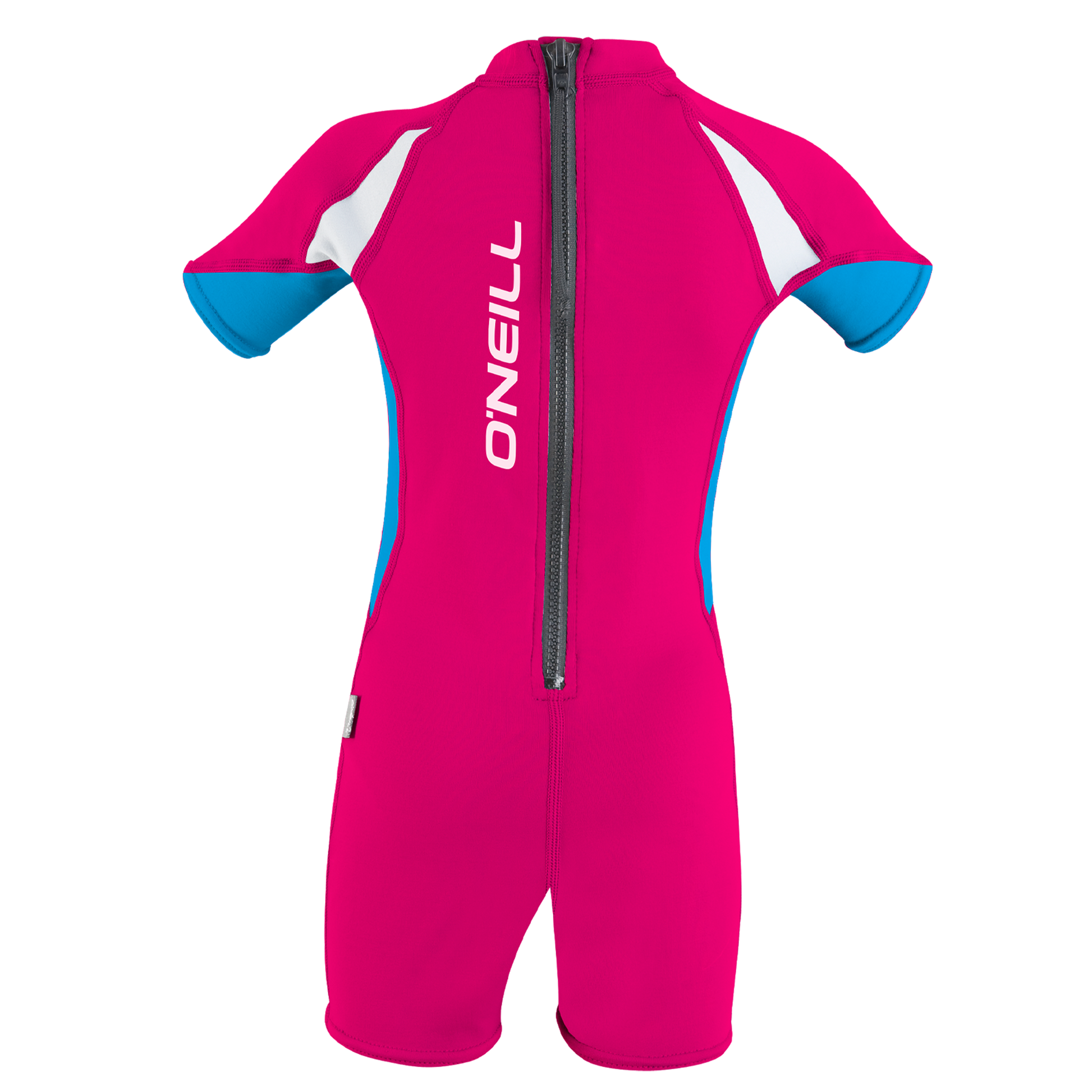 O'Neill Girls O'Zone Toddler UV Shorty [Age 2] SAMPLE  - Watermelon/Sky/White