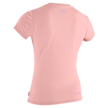 O'Neill Premium Skins Girls Short Sleeve Sun Shirt - Peony - Back