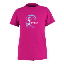 O'Neill O'Zone Toddler Girls Short Sleeve UV Sun Shirt - Berry