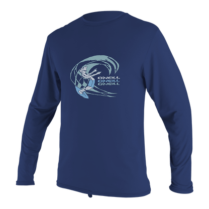 O'Neill Toddler Ozone Long Sleeve Sun Shirt - Navy