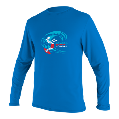 O'Neill O'Zone Toddlers Long Sleeve Boys Sun Shirt - Ocean